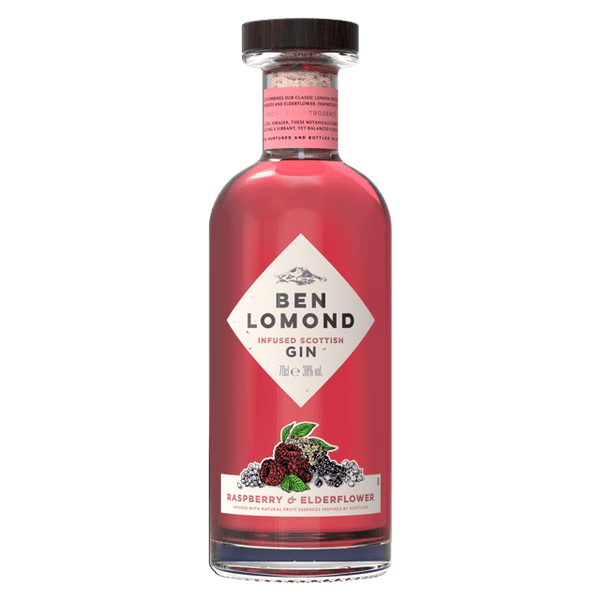 Raspberry & Elderflower | Pink Scottish Gin | Ben Lomond Gin